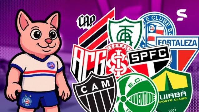 SportvLand — Mascote e escudos dos clubes parceiros