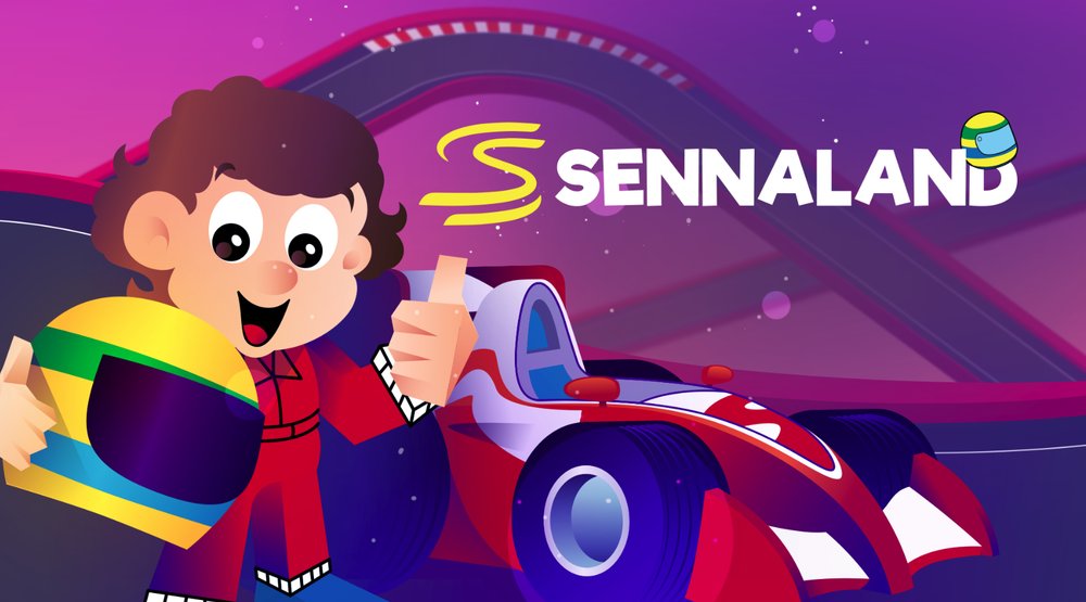 SennaLand — identidade visual e logo