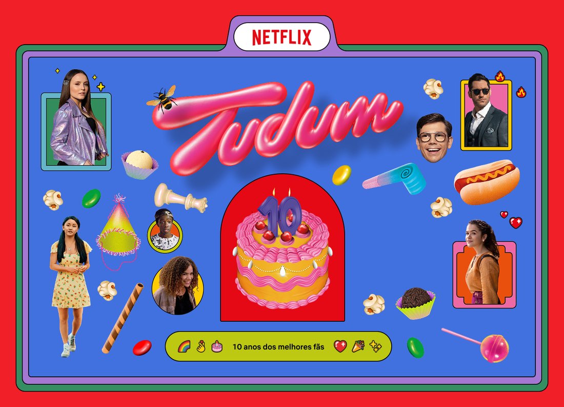 Almanaque Tudum — peça de celebração de 10 anos
