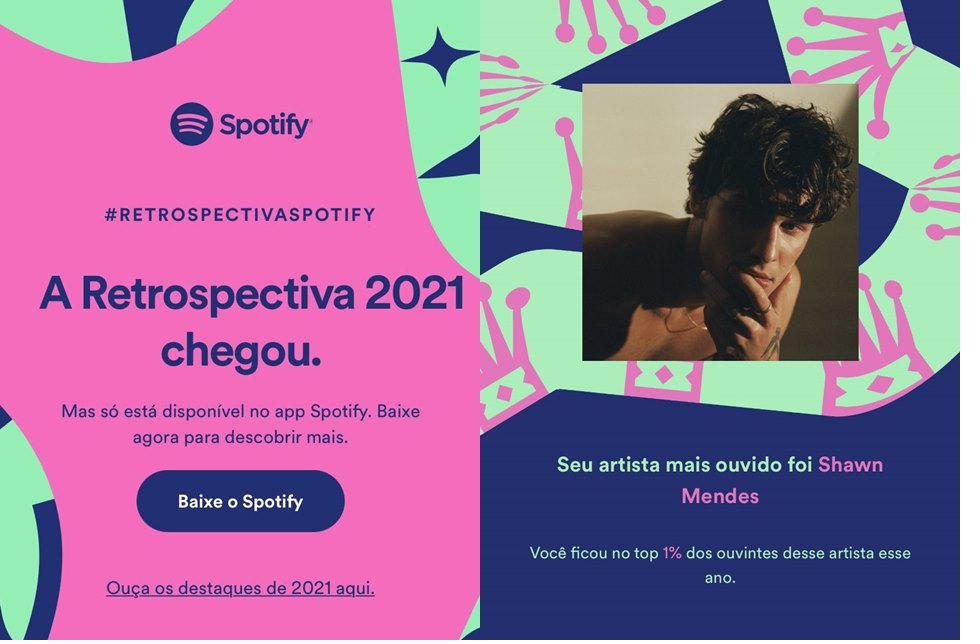 Retrospectiva Spotify — peça da campanha